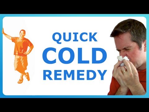 how to get over a cold fast