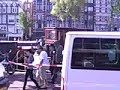 John Cusak filming in Amsterdam