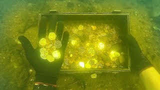  Found  Gold Coins While Scuba Diving Sunken Ship!