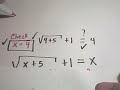 Solving Equations Involving Square Roots Solving Equations Involving Square Roots