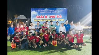Khu Phú Thanh Tây vô địch Giải Bóng đá thanh niên phường Yên Thanh