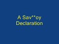 The Sav**oy Declaration