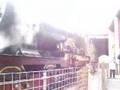 3440 City of Truro and the goods train at Bury