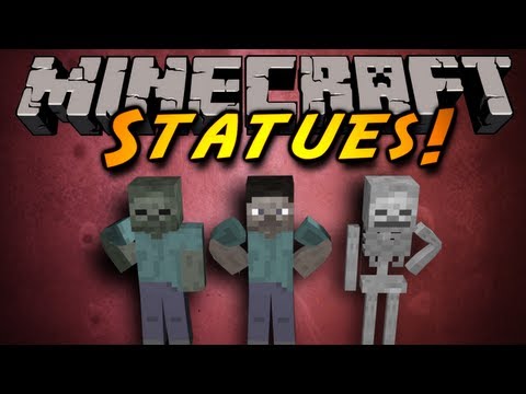 Minecraft Mod Showcase : STATUES!