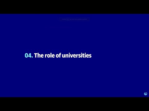 The role of universities
