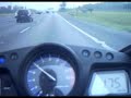 CBR1100 XX a 245 km/h na Imigrantes Sao Paulo