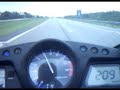 CBR1100 XX a 245 km/h na Imigrantes Sao Paulo