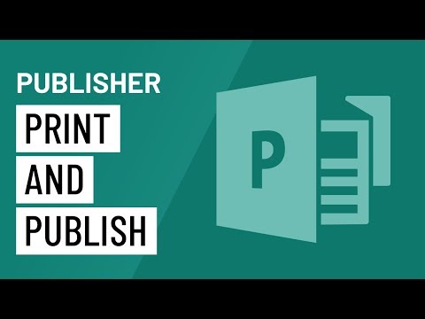 Publisher 2010: Printing and Publishing in Publisher 2010