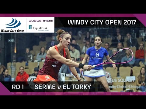 Squash: Serme v El Torky - Windy City Open 2017 Rd 1 Highlights