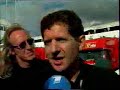 Choque entre Villeneuve y Schumacher
