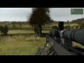 ArmA 2 - Sniper shot 1375 meters [HD]