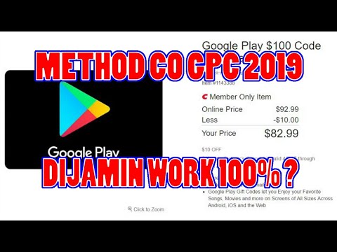 METHOD CO GPC ( GOOGLE PLAY CARD ) 2019 ! PART 2