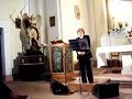 Donatella Moretti Salve Regina cantata a Greccio