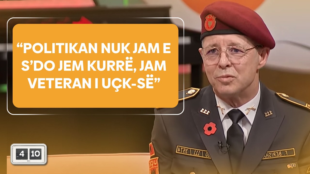 Ish-komandant Shkupi: Nuk jam i aftë për politikë, luftova që të tjerët ta ndërtojnë shtetin (VIDEO)