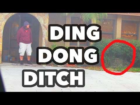 GHILLIE SUIT DING DONG DITCH PART 3!! Pranking Fans.