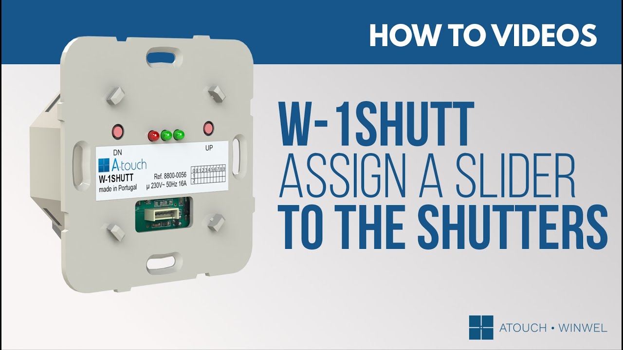 Como definir um deslize a um estore