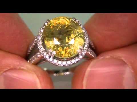 Highly Collectable Genuine Sphene Titanite Diamond Ring 14K Gold - eBay Auction