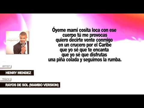 Rayos de Sol (Mambo Version) Henry Mendez