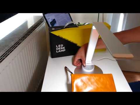 LED Schreibtischlampe TaoTronics , 5 Helligkeitsstufen/Farbtemperaturen , USB-Ladeanschluss