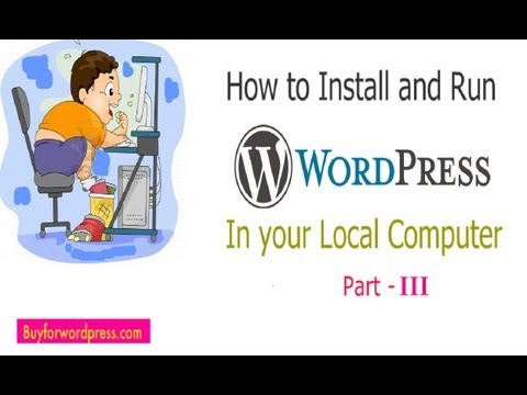 how to install wordpress in xampp locally