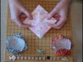 Оригами видеосхема коробочки для конфеток