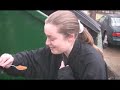 Heather does the cinnamon trick challenge!!!