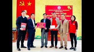 Tiếp nhận 100 triệu đồng ủng hộ “Tết Nhân ái” từ Ngân hàng NN và PTNT chi nhánh Uông Bí