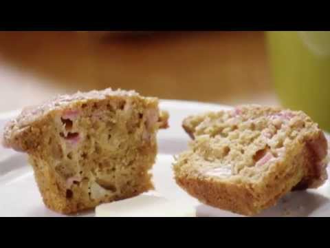 Muffin Recipes - How to Make Rhubarb Muffins