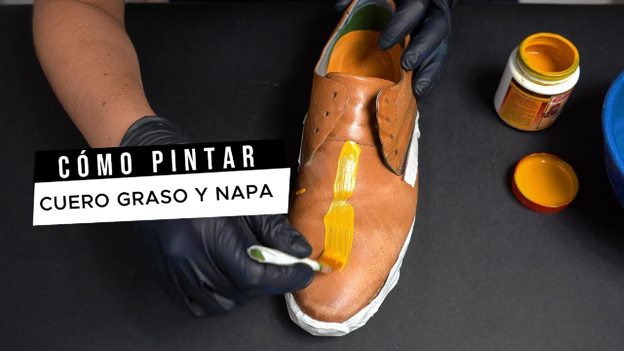 CÓMO TEÑIR CUERO GRASO, NAPA O TULA CON GREASE​