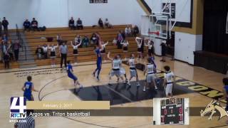 Argos Boys Basketball vs Triton