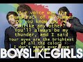Thunder - Boys Like Girls w/lyrics