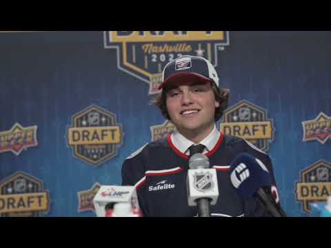 2023 #NHLDraft Availability: Luca Pinelli - 114th Overall - Columbus Blue Jackets