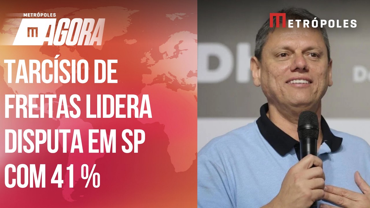Genial/Quaest: Tarcísio lidera em SP com 15 pontos à frente de Haddad
