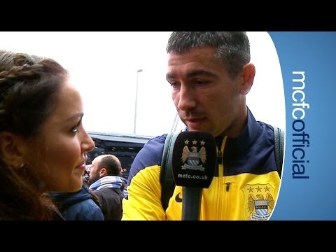 KOLAROV 'OFF THE BUS' INTERVIEW | City v Aston Villa | Barclays Premier League