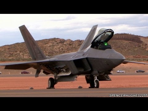 F-22 Raptor Engine Start-Up