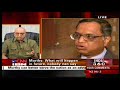 churumuri.com video grab, courtesy of cnn-ibn, of the political commentator cho ramaswamy explaining why n.r. narayana murthy of infosys is not suitable to be the next president of india.