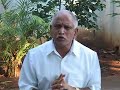 BSY on His Budget Programs