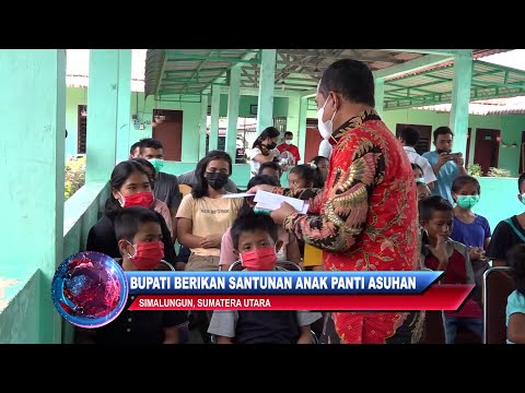 BUPATI BERIKAN SANTUNAN ANAK PANTI ASUHAN