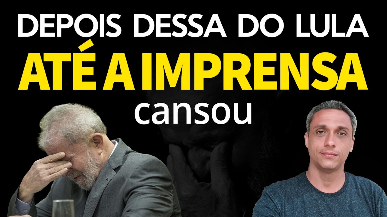 Nem a imprensa engoliu essa última do LULA - É hora de ligar o MODO MILITÂNCIA
