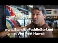 Stand Up Paddle Board Fins at Wet Feet Hawaii