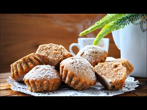 Ореховые кексы самый простой и вкусный рецепт к чаю🌟Как приготовить ореховые кексы / маффины 🌟