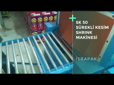 İSRA-SK 50 SÜREKLİ KESİM SHRINK MAKİNELERİ