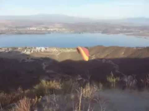 Paragliding Edwards Bowl Lake ...
