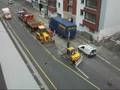 Einsatzfahrten durch die Baustelle
