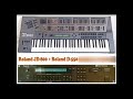 Roland JD-800 + Roland D-550 (D-50 Rack) by RetroSound