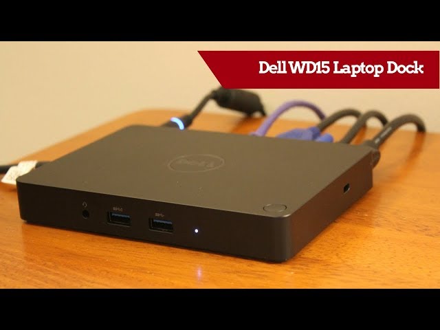 Dell WD15 Monitor Dock 4K with 180W Adapter, USB-C in Laptop Accessories in City of Toronto