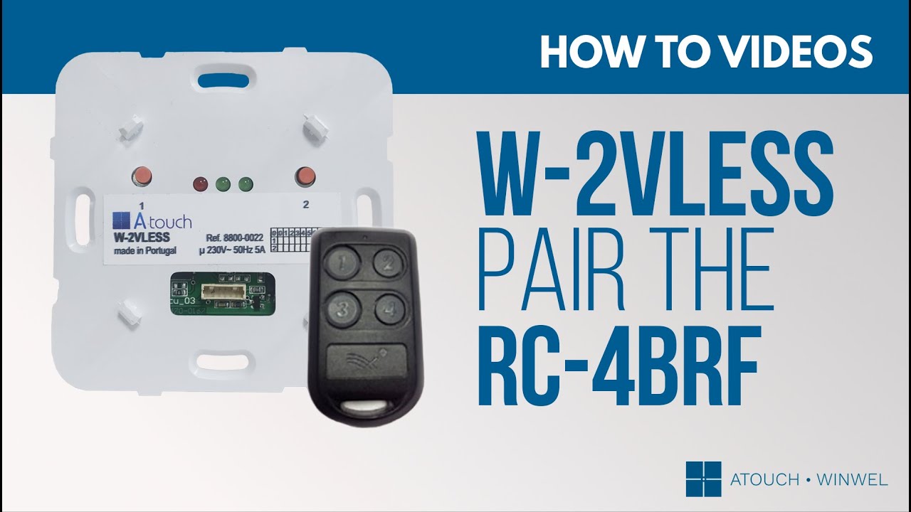 W-2VLESS - Como atribuir um botão do RC-4BRF