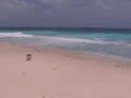 Cancun beach 12 hours before Hurricane Dean
