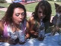 drunk outside