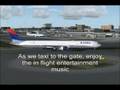 Delta Air Lines arrives into Schipol airport